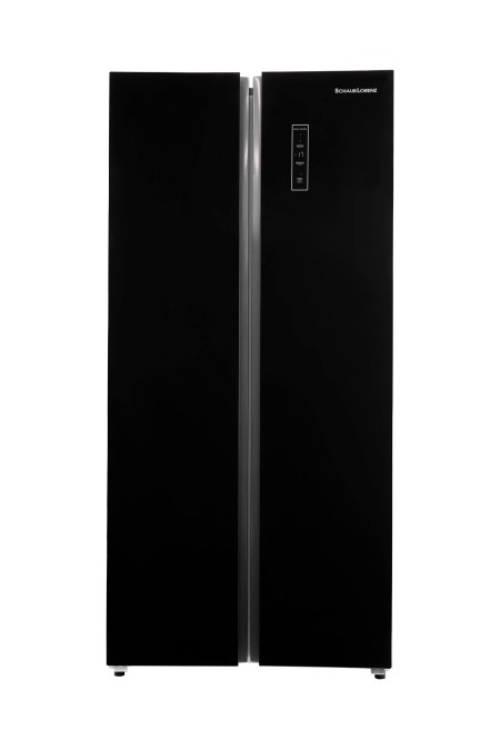 Холодильник Schaub Lorenz SLU S473GY4EI (Side by Side) (черное стекло) 