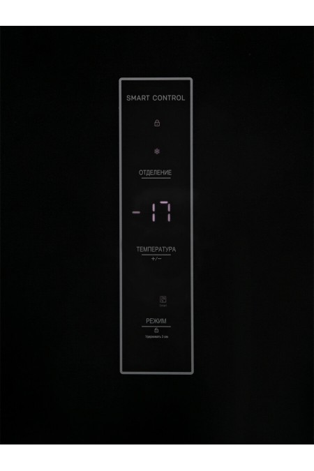 Холодильник Schaub Lorenz SLU S473GY4EI (Side by Side) (черное стекло) 6