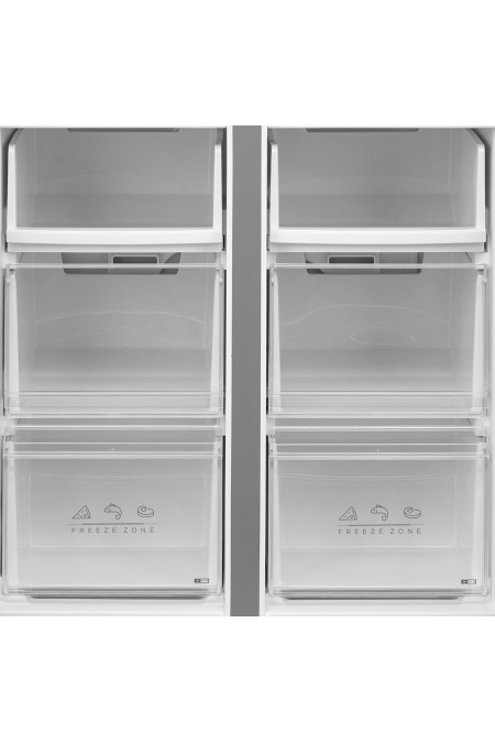 Холодильник Schaub Lorenz SLU X490GI3EI (Side-by-Side) (бежевое стекло) 4