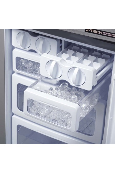 Холодильник Sharp SJ-EX93PBE (Side-by-Side) (бежевый) 2