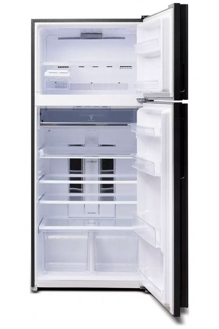 Холодильник Sharp SJ-XP59PGBK (черное стекло) 1