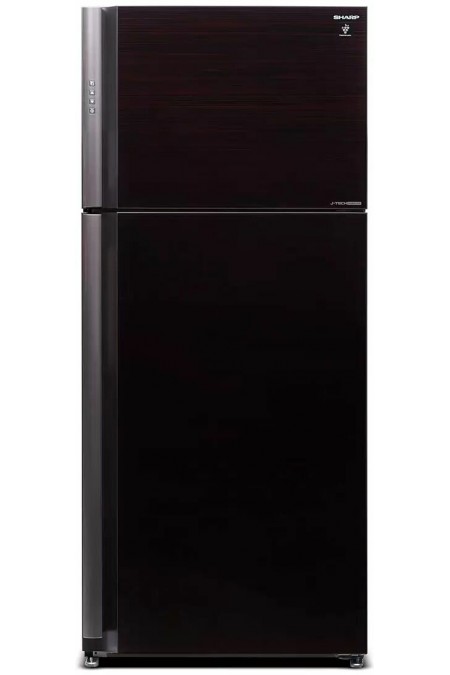 Холодильник Sharp SJ-XP59PGRD (черный с красными полосками) 6
