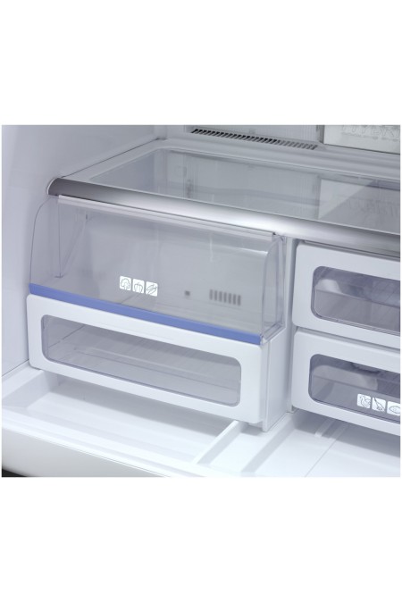 Холодильник Sharp SJFS97VBK (Side-by-Side) (черное стекло) 3