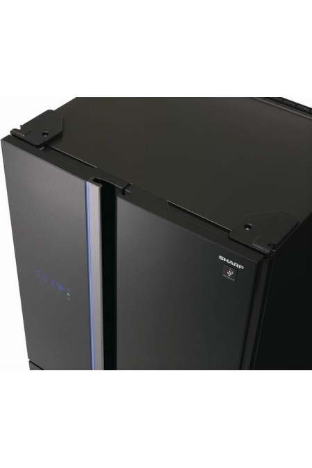 Холодильник Sharp SJFS97VBK (Side-by-Side) (черное стекло) 5