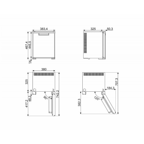 Холодильник Smeg FC18EN4AX (серебристый) 6