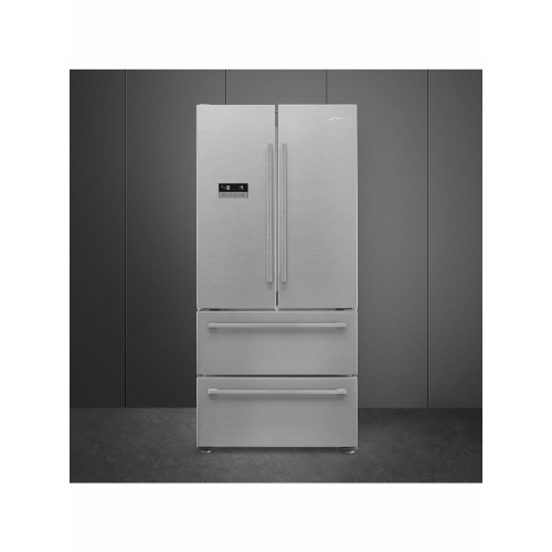 Холодильник Smeg FQ55FXDE (Side-by-Side) (серебристый) 1