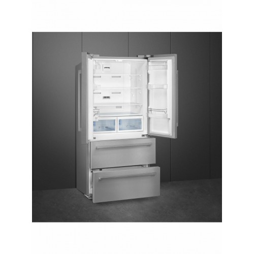 Холодильник Smeg FQ55FXDE (Side-by-Side) (серебристый) 4