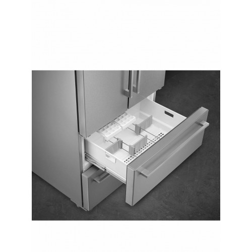 Холодильник Smeg FQ55FXDE (Side-by-Side) (серебристый) 6
