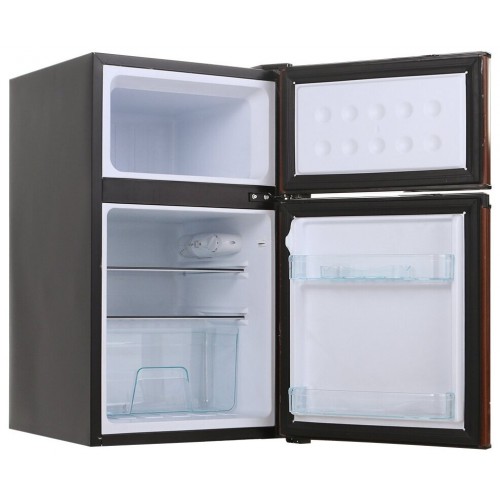 Холодильник Tesler RCT-100 (дерево) 1