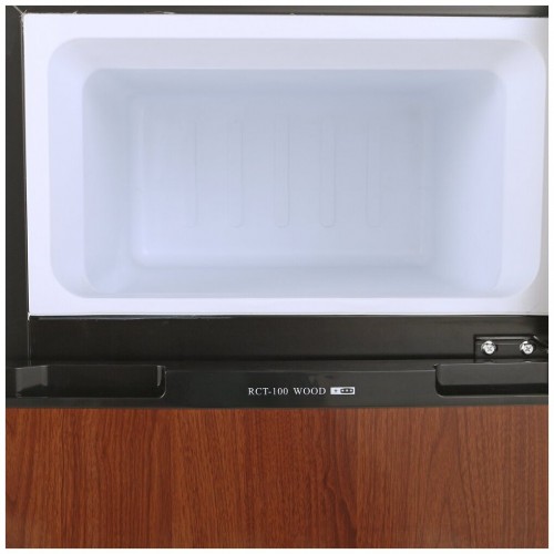 Холодильник Tesler RCT-100 (дерево) 3