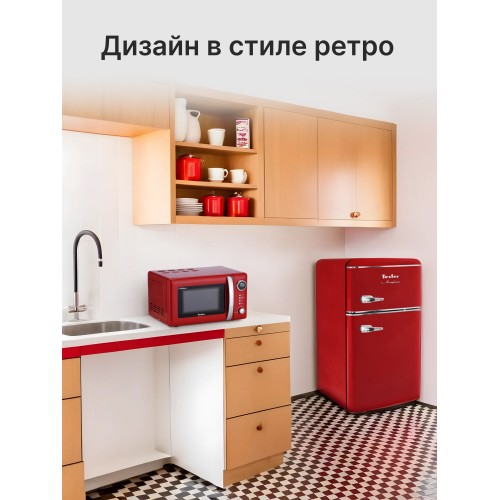 Холодильник Tesler RT-97 (красный) 4