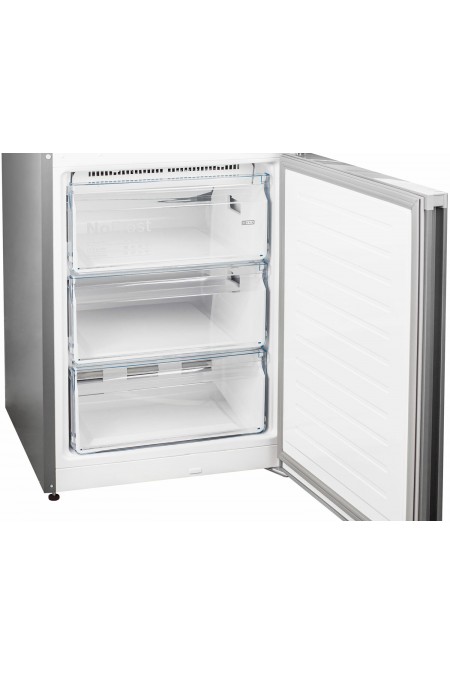 Холодильник Weissgauff CBN2WB3M2 (серебристый) 4