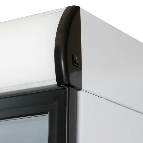 Холодильный шкаф БИРЮСА B310Р (черный/белый) 4