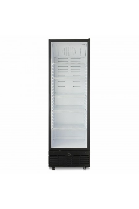 Холодильный шкаф Бирюса B521RN (стеклянная дверь) (белый/черный фронт) 