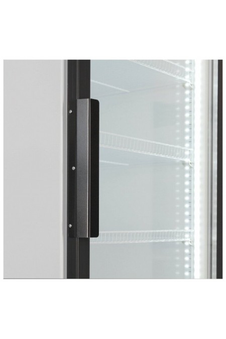 Холодильный шкаф Бирюса B600DU (стеклянная дверь) (белый/черный фронт) 1