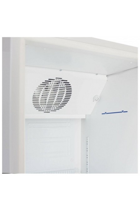 Холодильный шкаф Бирюса B600DU (стеклянная дверь) (белый/черный фронт) 2