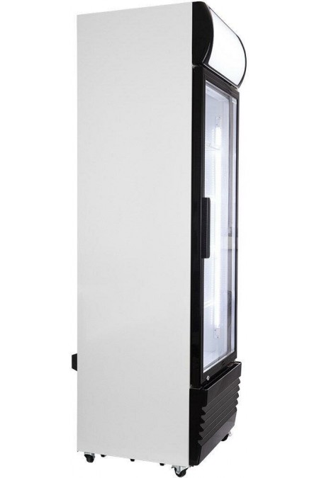 Холодильная витрина Nordfrost RSC 400 GB (стеклянная дверь) (белый/черный фронт) 1