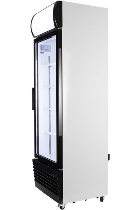 Холодильная витрина Nordfrost RSC 400 GB (стеклянная дверь) (белый/черный фронт) 5
