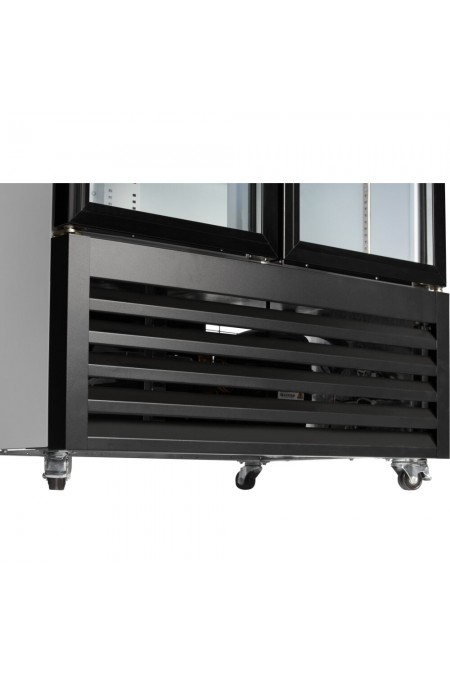 Холодильная витрина Nordfrost RSC 600 GKB (стеклянная дверь) (белый/черный фронт) 2