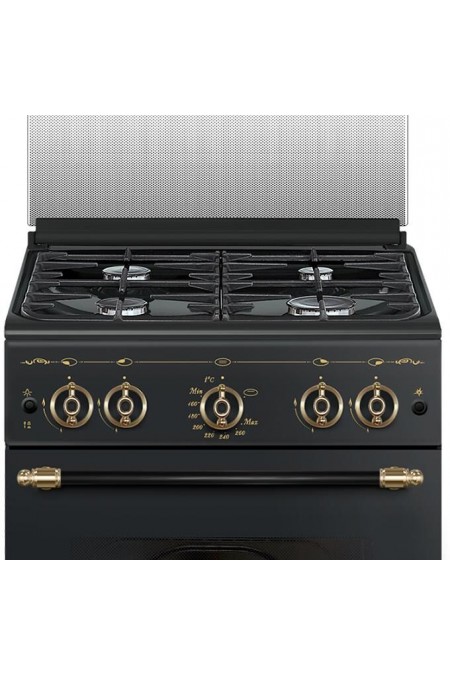 Газовая плита Gefest 5100-02 0183 (черный с рисунком ретро) 1