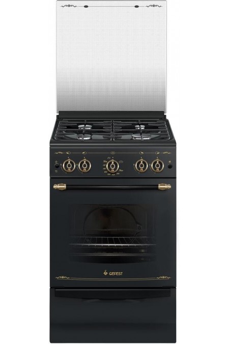 Газовая плита Gefest 5100-02 0183 (черный с рисунком ретро) 