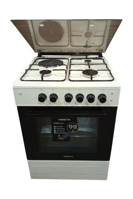 Комбинированная плита Vesta Valencia VKE 10-E (бежевый) 3