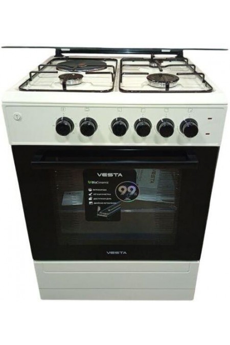 Комбинированная плита Vesta Valencia VKE 10-E (бежевый) 4