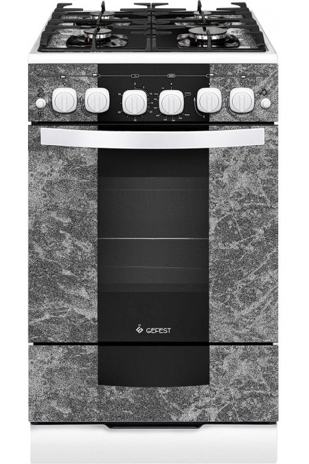 Газовая плита Gefest 5500-02 0113 (белый с рисунком мрамор) 