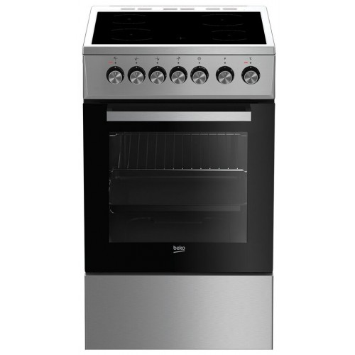 Электрическая плита Beko FSS 57100 GX (нержавеющая сталь) 