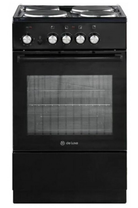 Электрическая плита De Luxe 5004.18э-011 (черный) 
