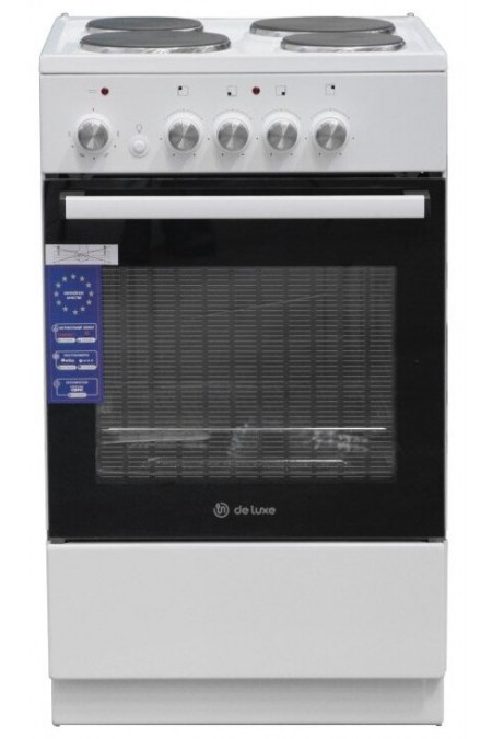 Электрическая плита De Luxe 5004.18э (белый) 