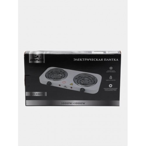 Электрическая плита Добрыня DO-2207 (белый) 5