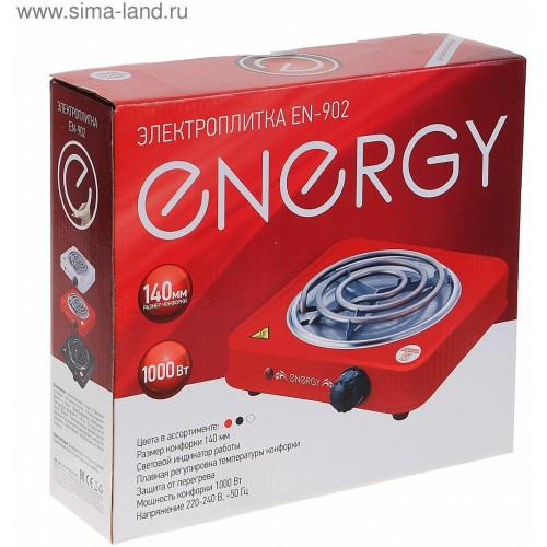 Электрическая плита Energy EN-902R (красный) 4