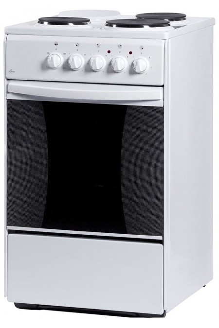 Электрическая плита Flama АЕ 1304W (белый) 