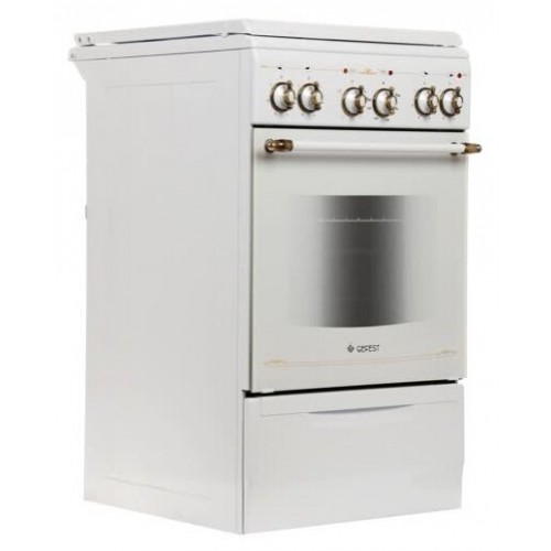 Электрическая плита Gefest 5140-01 0121 (кр) (белый с рисунком ретро) 1