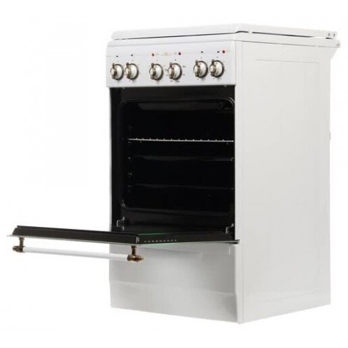 Электрическая плита Gefest 5140-01 0121 (кр) (белый с рисунком ретро) 2