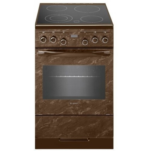 Электрическая плита Gefest 5560-03 0054 (коричневый с рисунком мрамор) 