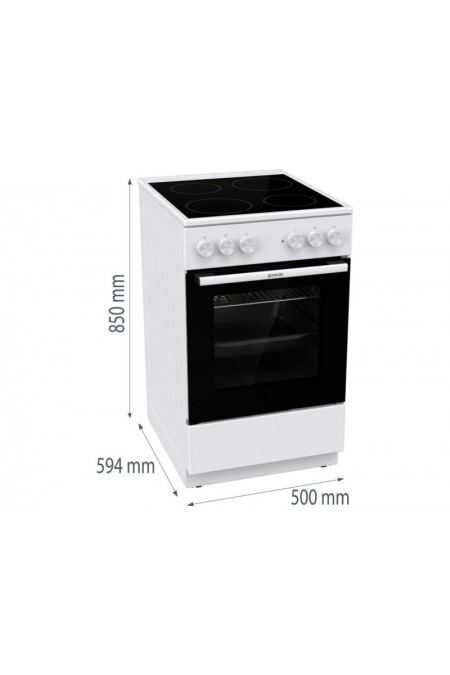 Электрическая плита Gorenje GEC5A41WG (белый) 2