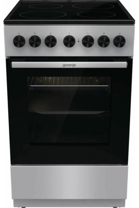 Электрическая плита Gorenje GEC5B20SG (серебристый) 