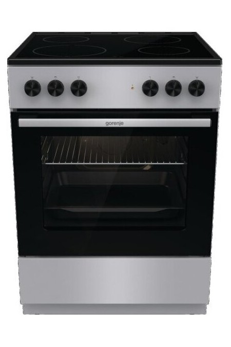 Электрическая плита Gorenje GEC6A11SG (серебристый) 