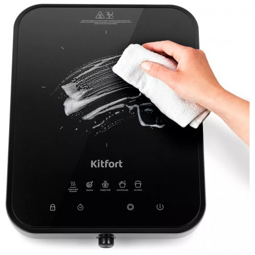 Электрическая плита Kitfort КТ-141 (черный) 5