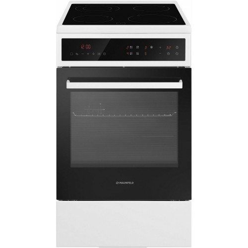 Электрическая плита Maunfeld MEC511CW10TD (белый/черный) 