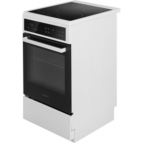 Электрическая плита Maunfeld MEC511CW10TD (белый/черный) 3
