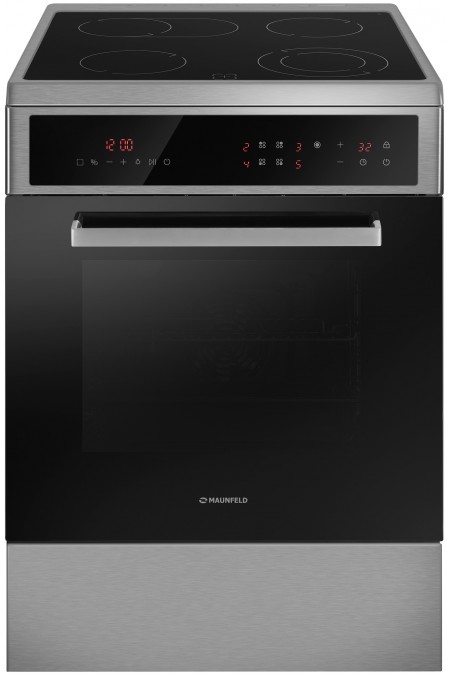 Электрическая плита Maunfeld MEC611CS10TD (серебристый/черный) 