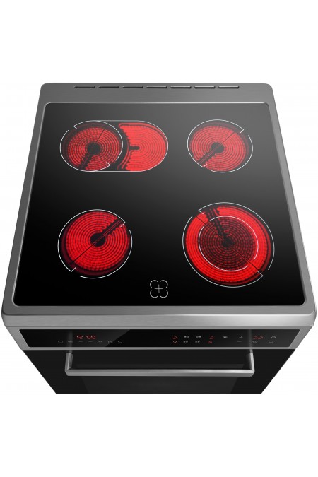 Электрическая плита Maunfeld MEC611CS10TD (серебристый/черный) 2