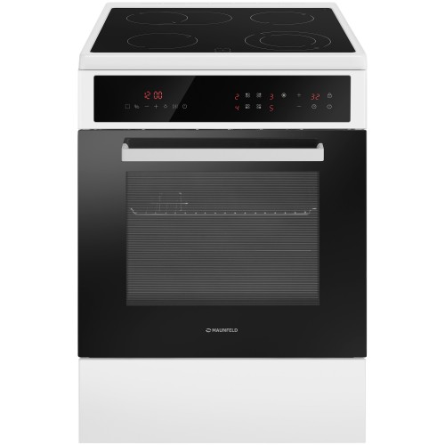 Электрическая плита MAUNFELD MEC611CW10TD (белый/черный) 