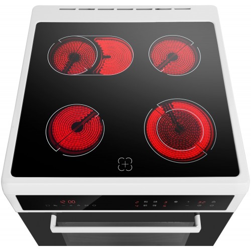 Электрическая плита MAUNFELD MEC611CW10TD (белый/черный) 3