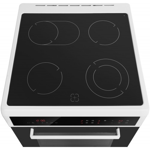 Электрическая плита MAUNFELD MEC611CW10TD (белый/черный) 4