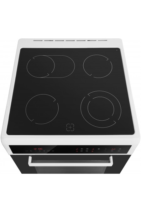 Электрическая плита Maunfeld MEC611CW10TD (белый/черный) 4