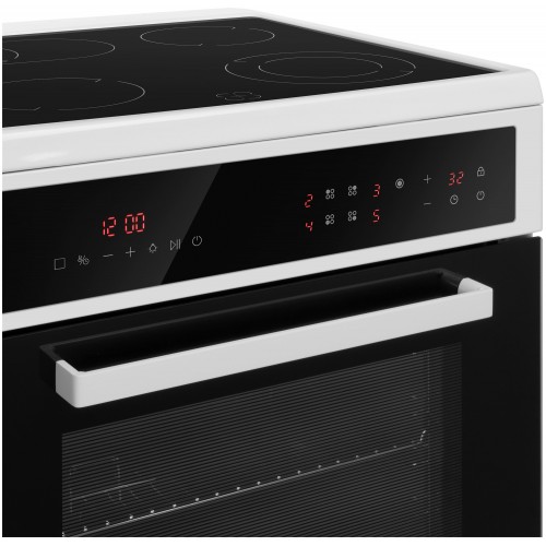 Электрическая плита MAUNFELD MEC611CW10TD (белый/черный) 6